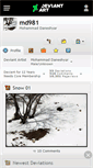 Mobile Screenshot of md981.deviantart.com