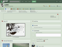 Tablet Screenshot of md981.deviantart.com