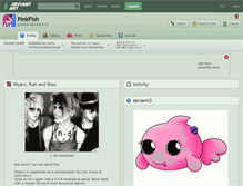 Tablet Screenshot of pinkfish.deviantart.com