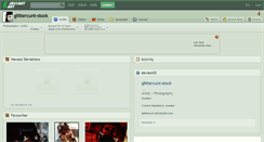 Desktop Screenshot of glittercunt-stock.deviantart.com