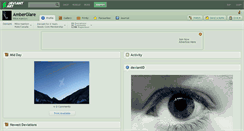 Desktop Screenshot of amberglare.deviantart.com