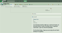 Desktop Screenshot of dragon-face.deviantart.com