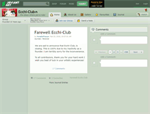 Tablet Screenshot of ecchi-club.deviantart.com
