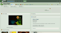 Desktop Screenshot of kishou-dragon.deviantart.com