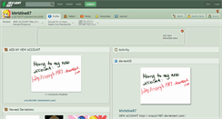 Desktop Screenshot of khristine87.deviantart.com