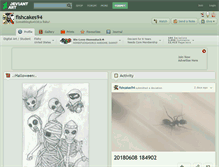 Tablet Screenshot of fishcakes94.deviantart.com