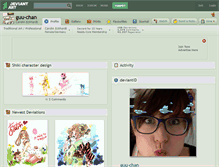 Tablet Screenshot of guu-chan.deviantart.com