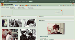 Desktop Screenshot of hitsugayaasami.deviantart.com