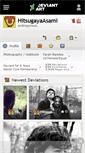 Mobile Screenshot of hitsugayaasami.deviantart.com