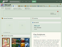 Tablet Screenshot of nikki-puff.deviantart.com