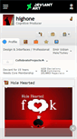 Mobile Screenshot of highone.deviantart.com