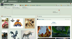Desktop Screenshot of megaman-dragon.deviantart.com