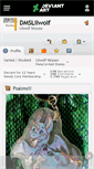 Mobile Screenshot of dmslilwolf.deviantart.com
