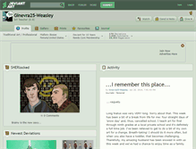 Tablet Screenshot of ginevra25-weasley.deviantart.com
