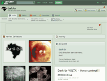 Tablet Screenshot of dark-br.deviantart.com
