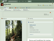 Tablet Screenshot of larissa-stock.deviantart.com