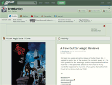 Tablet Screenshot of brettbarkley.deviantart.com