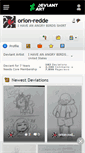 Mobile Screenshot of orion-redde.deviantart.com