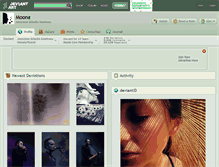 Tablet Screenshot of moona.deviantart.com