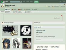 Tablet Screenshot of dgrayman-club.deviantart.com