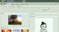 Desktop Screenshot of mat3w.deviantart.com