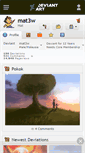 Mobile Screenshot of mat3w.deviantart.com