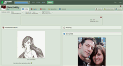 Desktop Screenshot of elienxxxkitty.deviantart.com