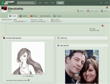 Tablet Screenshot of elienxxxkitty.deviantart.com