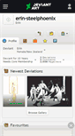 Mobile Screenshot of erin-steelphoenix.deviantart.com