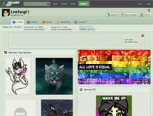 Tablet Screenshot of linkfang01.deviantart.com
