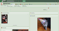 Desktop Screenshot of deepusername.deviantart.com