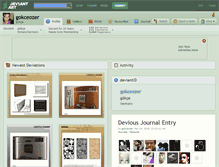 Tablet Screenshot of gokceozer.deviantart.com