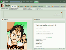 Tablet Screenshot of cherite.deviantart.com