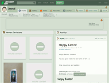 Tablet Screenshot of jeynai.deviantart.com