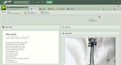 Desktop Screenshot of greenraingypsykinz52.deviantart.com