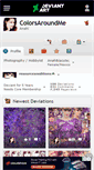 Mobile Screenshot of colorsaroundme.deviantart.com