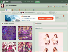 Tablet Screenshot of colorsaroundme.deviantart.com