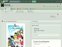 Tablet Screenshot of grupo-gp.deviantart.com