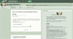 Desktop Screenshot of my-anime-obbsession.deviantart.com