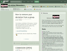 Tablet Screenshot of my-anime-obbsession.deviantart.com