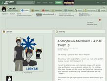 Tablet Screenshot of lorcain.deviantart.com