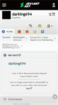 Mobile Screenshot of darking694.deviantart.com