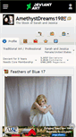 Mobile Screenshot of amethystdreams1987.deviantart.com