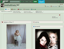 Tablet Screenshot of amethystdreams1987.deviantart.com