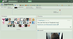 Desktop Screenshot of dragonrhapsody.deviantart.com