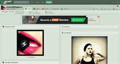 Desktop Screenshot of emeraldelegance.deviantart.com