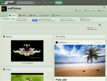 Tablet Screenshot of martinimal.deviantart.com