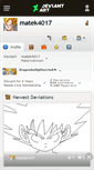 Mobile Screenshot of matek4017.deviantart.com