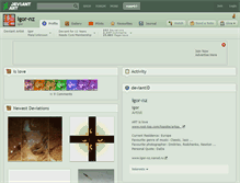Tablet Screenshot of igor-nz.deviantart.com