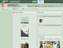 Tablet Screenshot of doflamingo-fc.deviantart.com